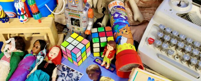 Toys from the past loan box contents