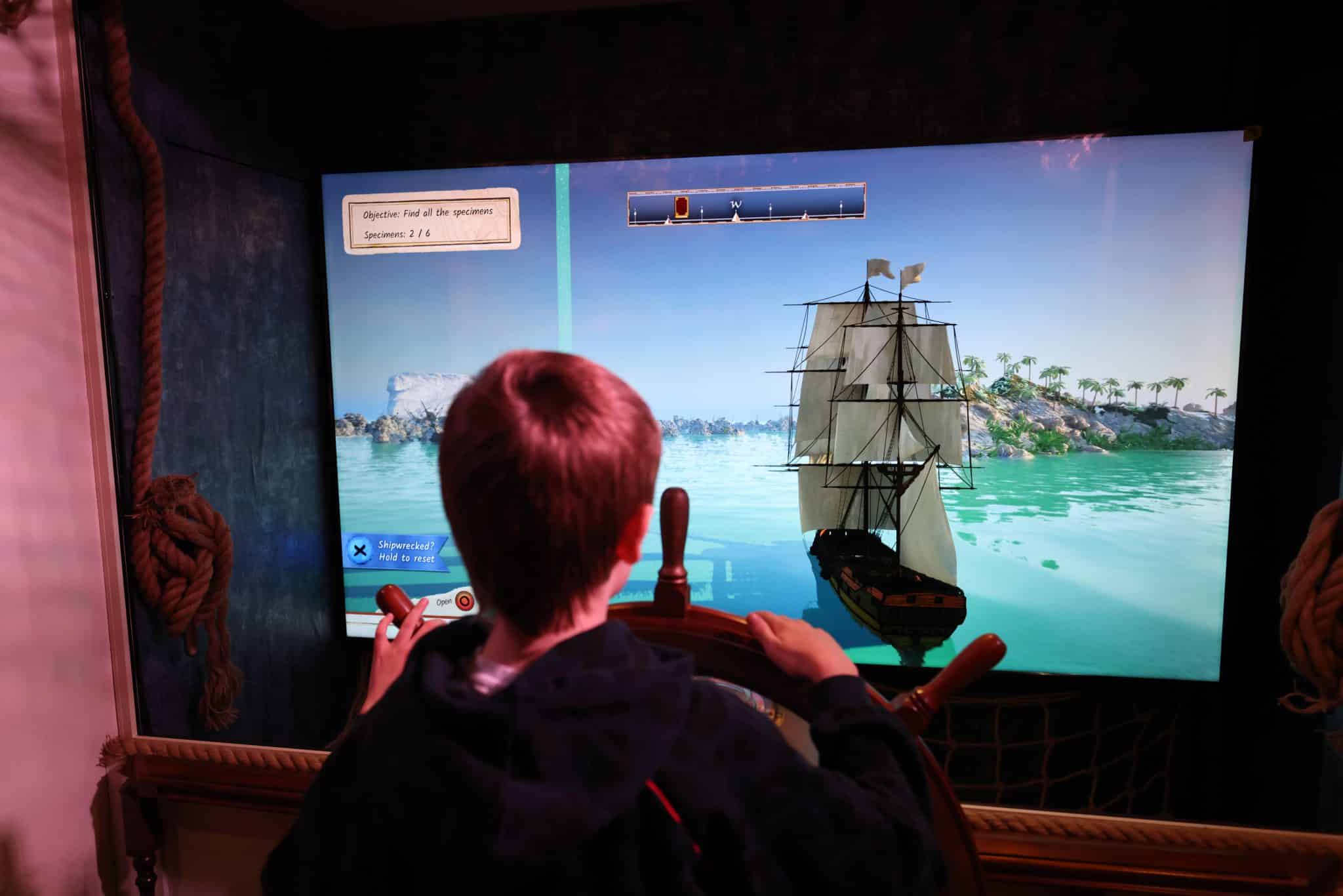 Captain Cook interactive ship sailing